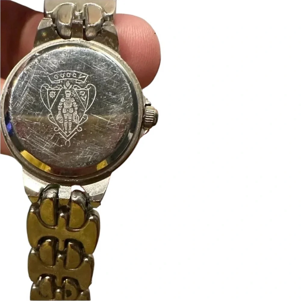 Vintage Gucci Silver Bracelet Watch